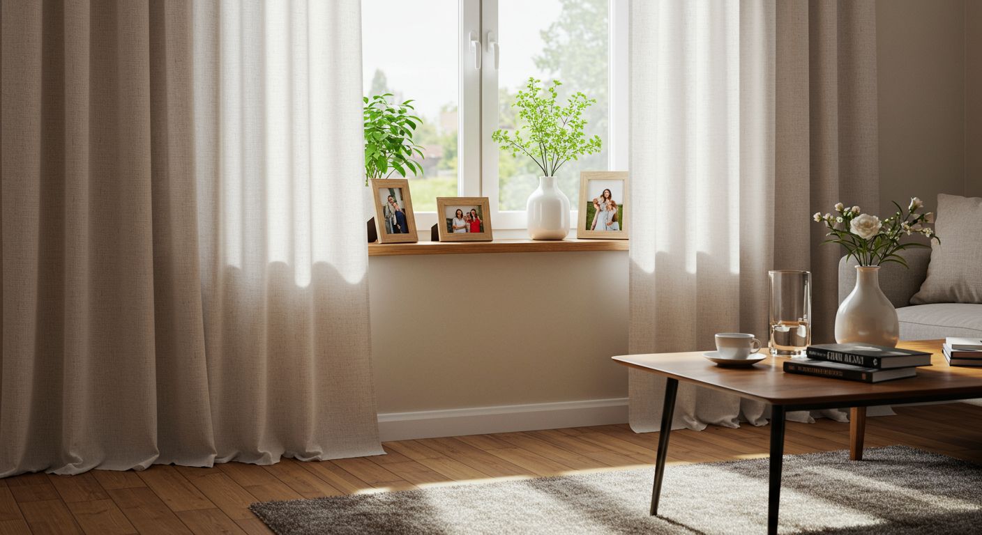 Firany do parapetu czy za parapet