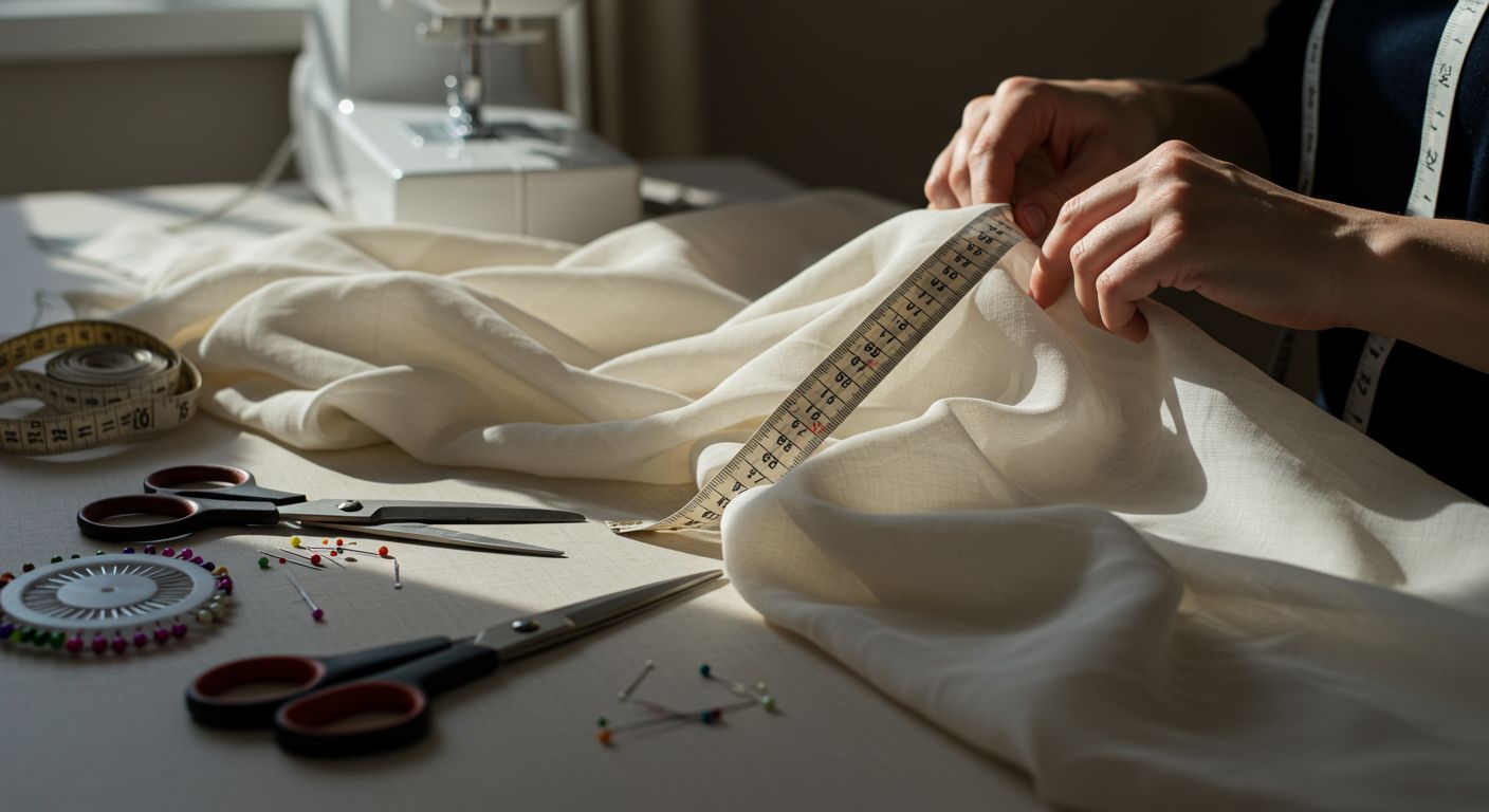 Jak wszyć taśmy do firan