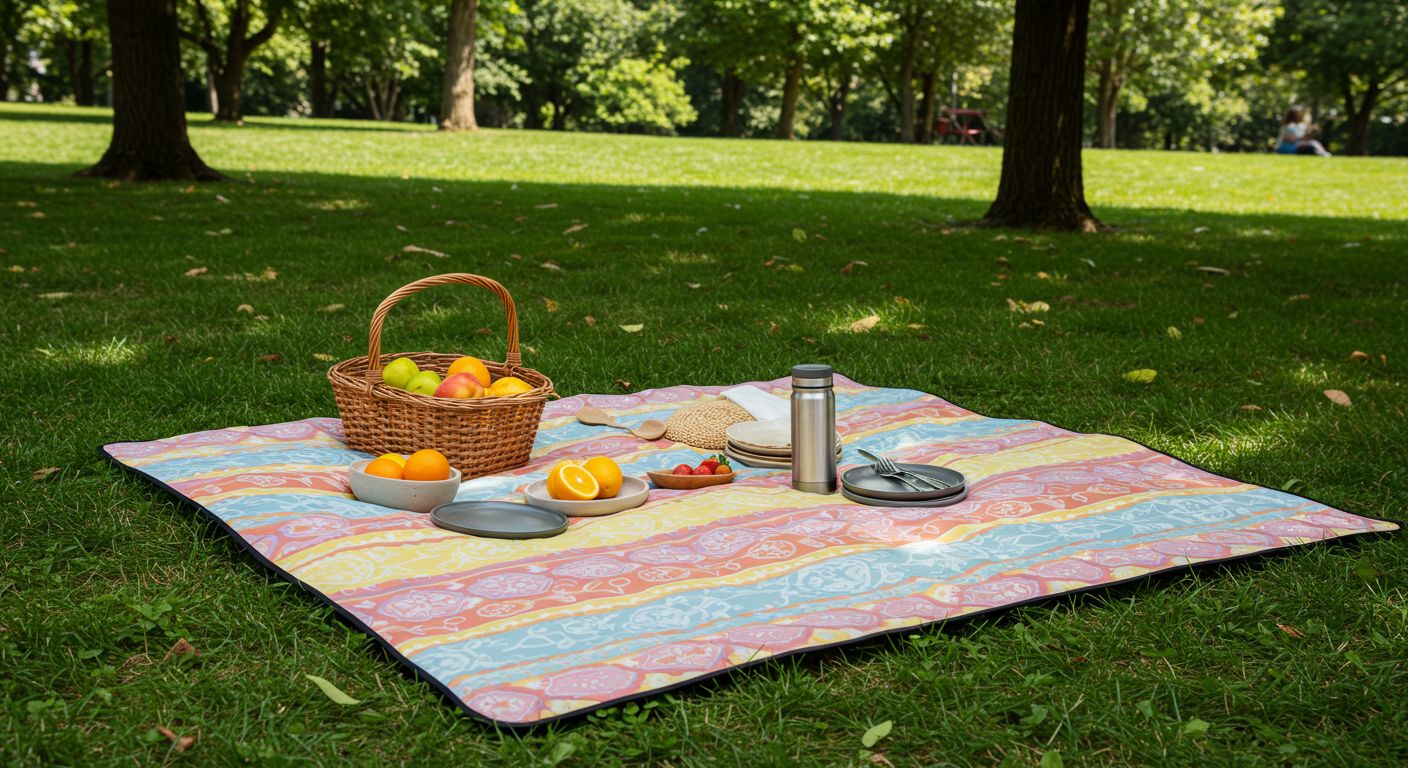 Jak złożyć koc piknikowy