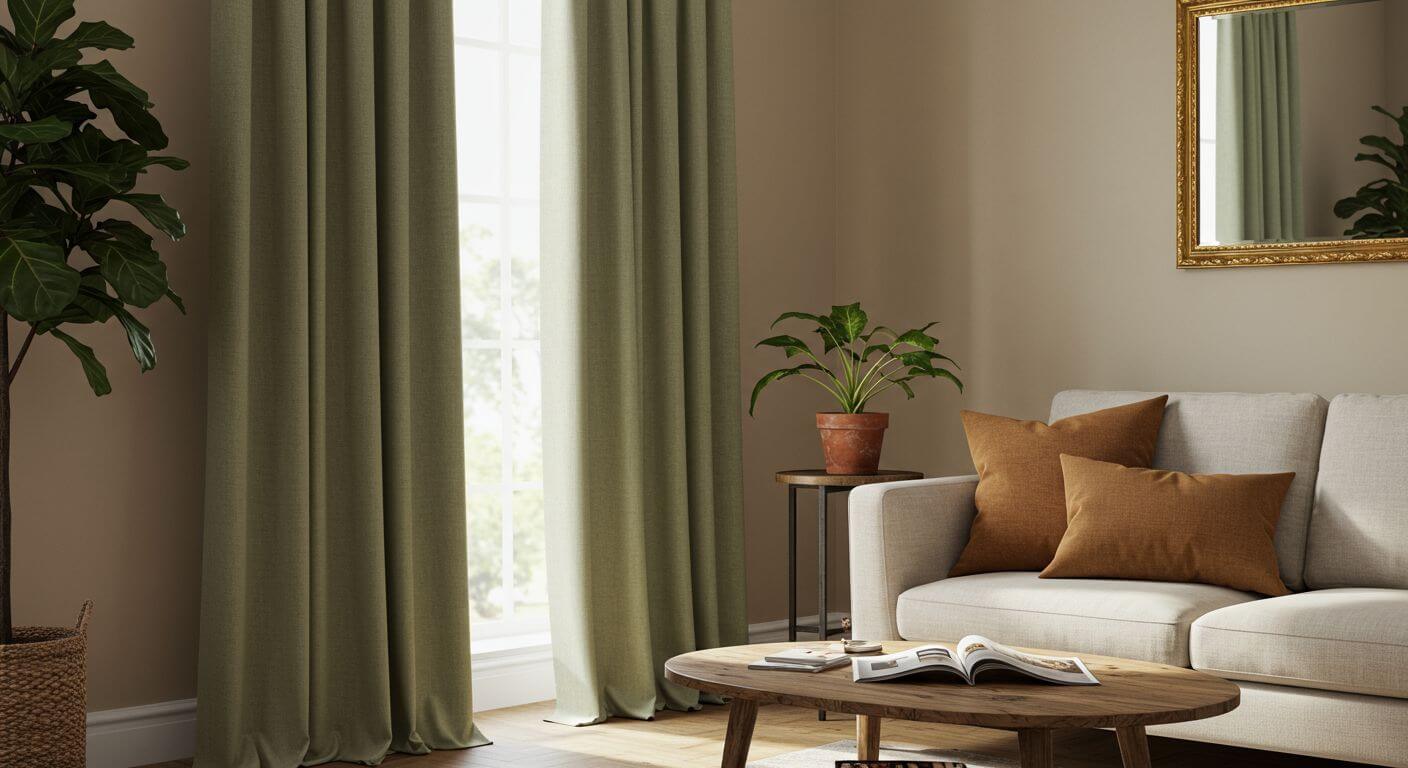 Jakie zasłony do beżowych ścian?
