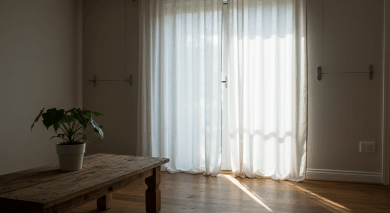 Jak powiesić zasłony bez karnisza?