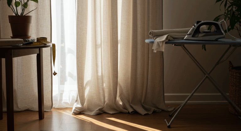 Jak skrócić zasłony bez obcinania?