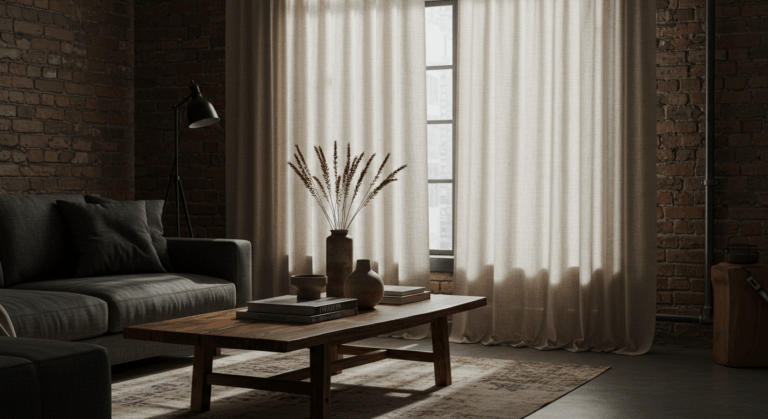 Jakie zasłony do stylu loftowego?