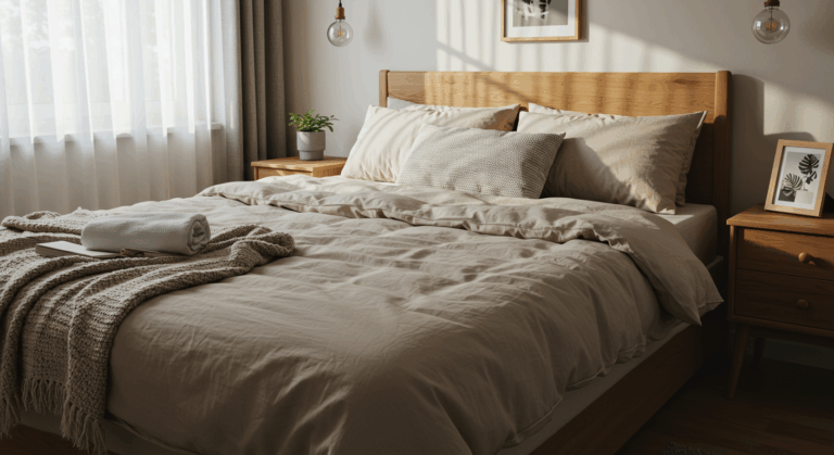 Jak pościelić łóżko z dwiema kołdrami?