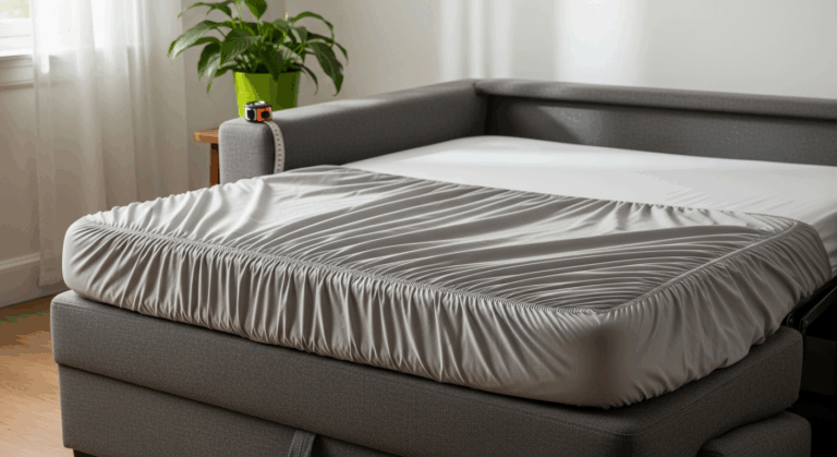 Prześcieradło z gumką na wersalkę – jaki rozmiar wybrać?