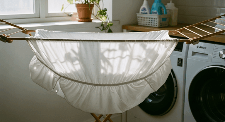 Jak prać prześcieradło z gumką?