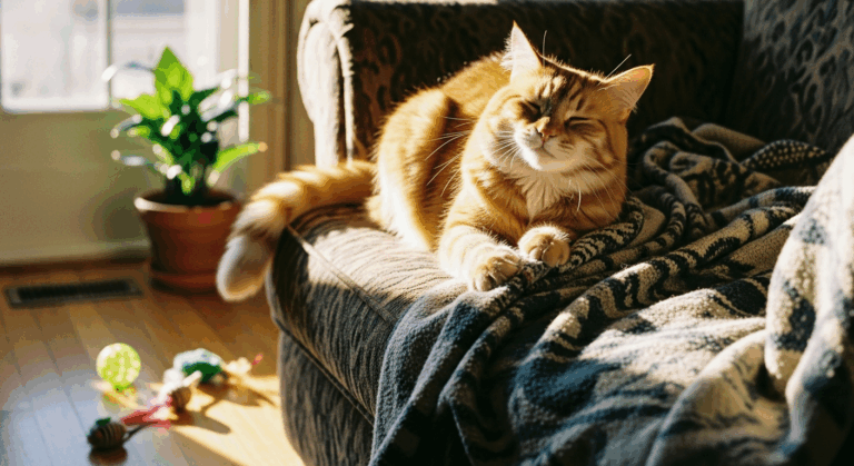 Dlaczego koty ugniatają koc? – wyjaśnienie zachowania