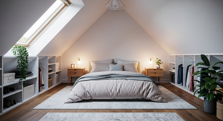 Jak urządzić sypialnię ze skosami