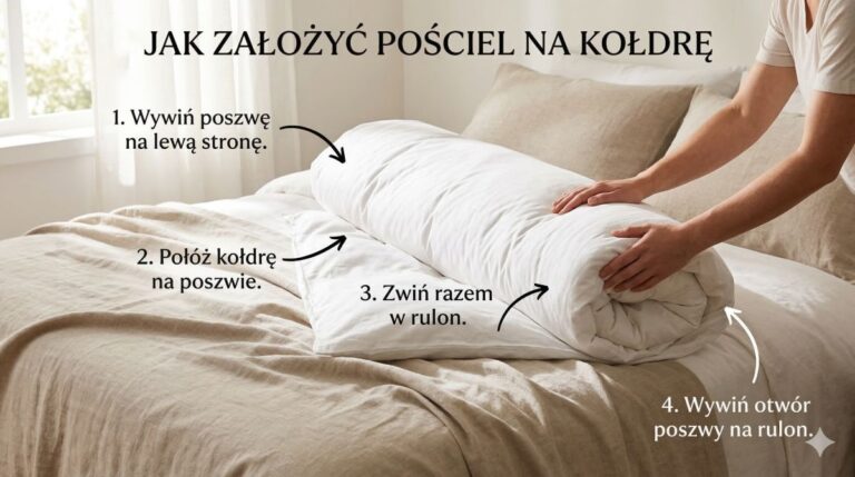 Jak założyć pościel na kołdrę