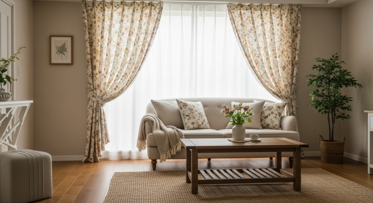 Czy zasłony w kwiaty są modne